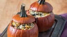 Thanksgiving Stuffed Roast Pumpkins