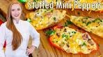 The BEST Cheesy Stuffed Mini Peppers Recipe! With Cheese ...