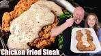 The Best Chicken Fried Steak with Homemade Creamy ...