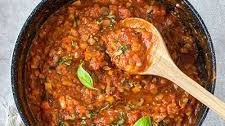 THE BEST CHUNKY VEGETABLE MARINARA SAUCE