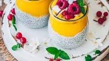 The Best Coconut Chia Pudding with Mango