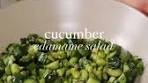 The Mediterranean Diet 🍝 | Cucumber Edamame Salad with ...