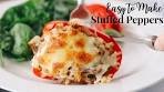 The Ultimate Beef & Rice Stuffed Peppers | Easy Stuffed Bell ...