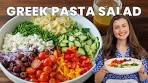 The Ultimate Fresh Greek Pasta Salad | Easy & Delicious!