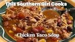 This is the easiest Chicken Taco Soup recipe you'll ever try