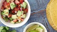 Tomato & avocado salsa