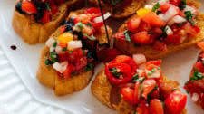 Tomato Basil Bruschetta