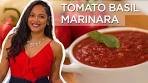 Tomato Basil Marinara Sauce | Homemade Pasta Sauce ...