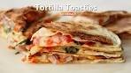 Tortilla Toasties | Vegetarian Cheesy Tortilla Wrap