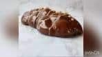 Traditional Greek Easter vegan bread, tsoureki, with chocolate ...