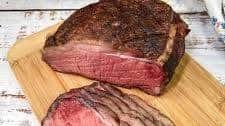 Traeger Smoked New York Strip Roast