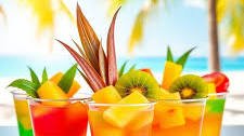 Tropical Paradise Jello Shots