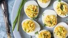 Truffle Deviled Eggs