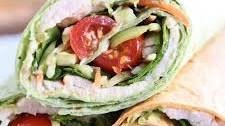 Turkey Avocado Veggie Wraps