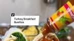 Turkey Breakfast Burritos Recipe - High Protein Meal Prep