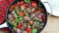Turkey Sausage and Pepper Skillet