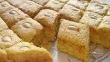 Turmeric cake - sfouf