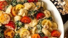 Tuscan Gnocchi with Spinach and Cherry Tomatoes