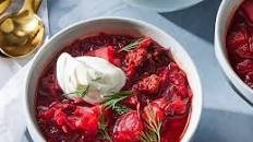 Ukrainian Red Borscht Soup