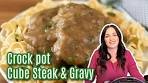 Unbelievable Crock Pot Cube Steak and Gravy Recipe