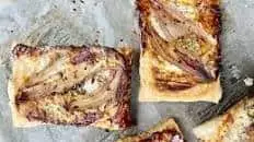 Upside Down Caramelized Shallot Tarts