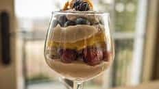 Vanilla Zabaglione with Fresh Fruit