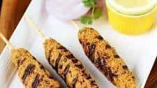 Veg Seekh Kabab (Soya Kabab)