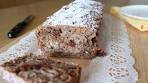 Vegan banana bread with walnuts and oat. No eggs, butter or ...