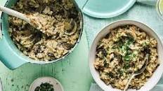 Vegan mushroom risotto