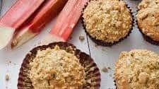 Vegan Rhubarb Muffins