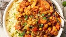 Vegetable Curry with Couscous