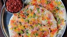 vegetable uttapam recipe | veg uttapam | mixed veggie uttapa