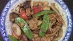 Vegetables With Pork In XO Brown Sauce