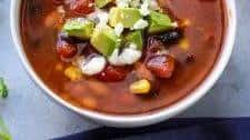 Vegetarian Taco Soup