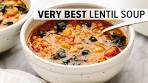 VERY BEST LENTIL SOUP | vegetarian one-pot lentil soup ...