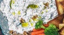 Walnut Spinach Greek Yogurt Dip Recipe