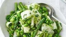 Warm spring vegetables