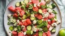 Watermelon tajin salad