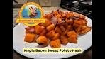 We made Maple Bacon Sweet Potato Hash