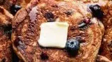 Whole Wheat Blueberry Pancakes