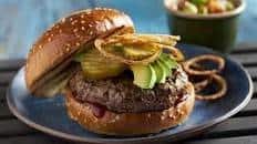 Wild West Bison Burger With California Avocado