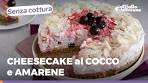 WOW Coconut and Sour Cherry Cheesecake! 😋 Amazing and ...