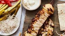 Yogurt-Marinated Grilled Chicken Shawarma