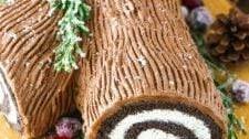 Yule Log Cake (Bûche de Noël)