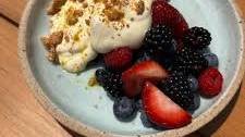 Zabaglione and Berries