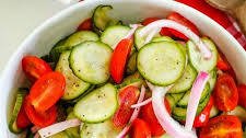 Zesty Cucumber Tomato Salad