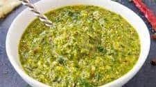 Zhug Recipe (Yemenite Green Hot Sauce with Chili Peppers, Herbs and Oil)