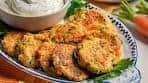 Zucchini Carrot Fritters - Dished #Shorts