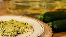 Zucchini, Feta, & Egg Casserole (Low-carb)
