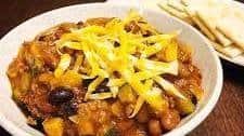 Zucchini Ground Beef Chili (With Chili Canned)